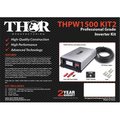 Thor Power Inverter, Pure Sine Wave, 4,000 W Peak, 2,000 W Continuous, 2 Outlets THPW2000